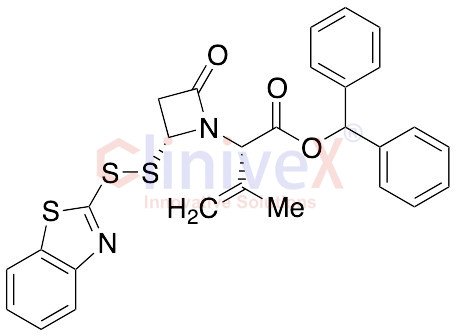 2-(2-Benzothiazolyldithio)-Alpha-(1-methylethenyl)-4-oxo-1-azetidineacetic Acid Diphenylmethyl Ester