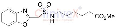 Benzoxazolemethanesulfonamide-N-(6-methyl-hexanoate)