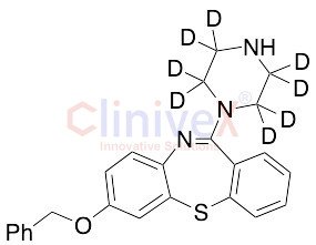 7-Benzyloxy-N-des[[2-(2-hydroxy)ethoxy]ethyl] Quetiapine-d8