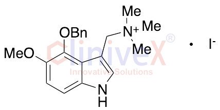 1-(4-(Benzyloxy)-5-methoxy-1H-indol-3-yl)-N,N,N-trimethylmethanaminium Iodide