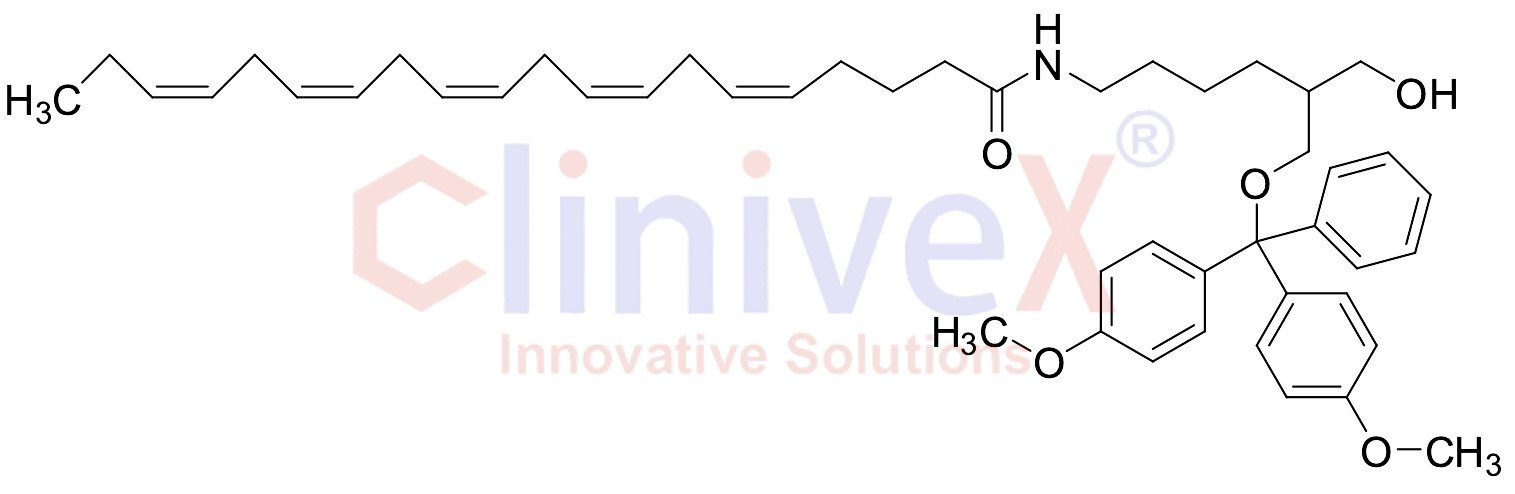 (5Z,8Z,11Z,14Z,17Z)-N-(6-(Bis(4-methoxyphenyl)(phenyl)methoxy)-5-(hydroxymethyl)hexyl)icosa-5,8,11,14,17-pentaenamide