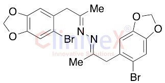 (1E,2E)-1,2-Bis(1-(6-bromobenzo[d][1,3]dioxol-5-yl)propan-2-ylidene)hydrazine