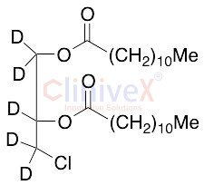 rac 1,2-Bislauroyl-3-chloropropanediol-d5