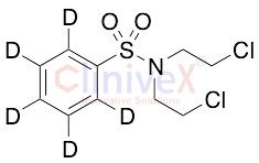 N,N-Bis(2-chloroethyl)benzenesulfonamide-d5