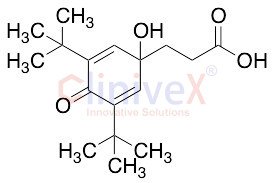 3,5-Bis(1,1-dimethylethyl)-1-hydroxy-4-oxo-2,5-cyclohexadiene-1-propanoic Acid