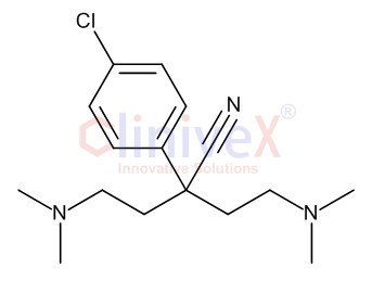 Alpha,Alpha-Bis[2-(dimethylamino)ethyl]-4-chlorophenylacetonitrile