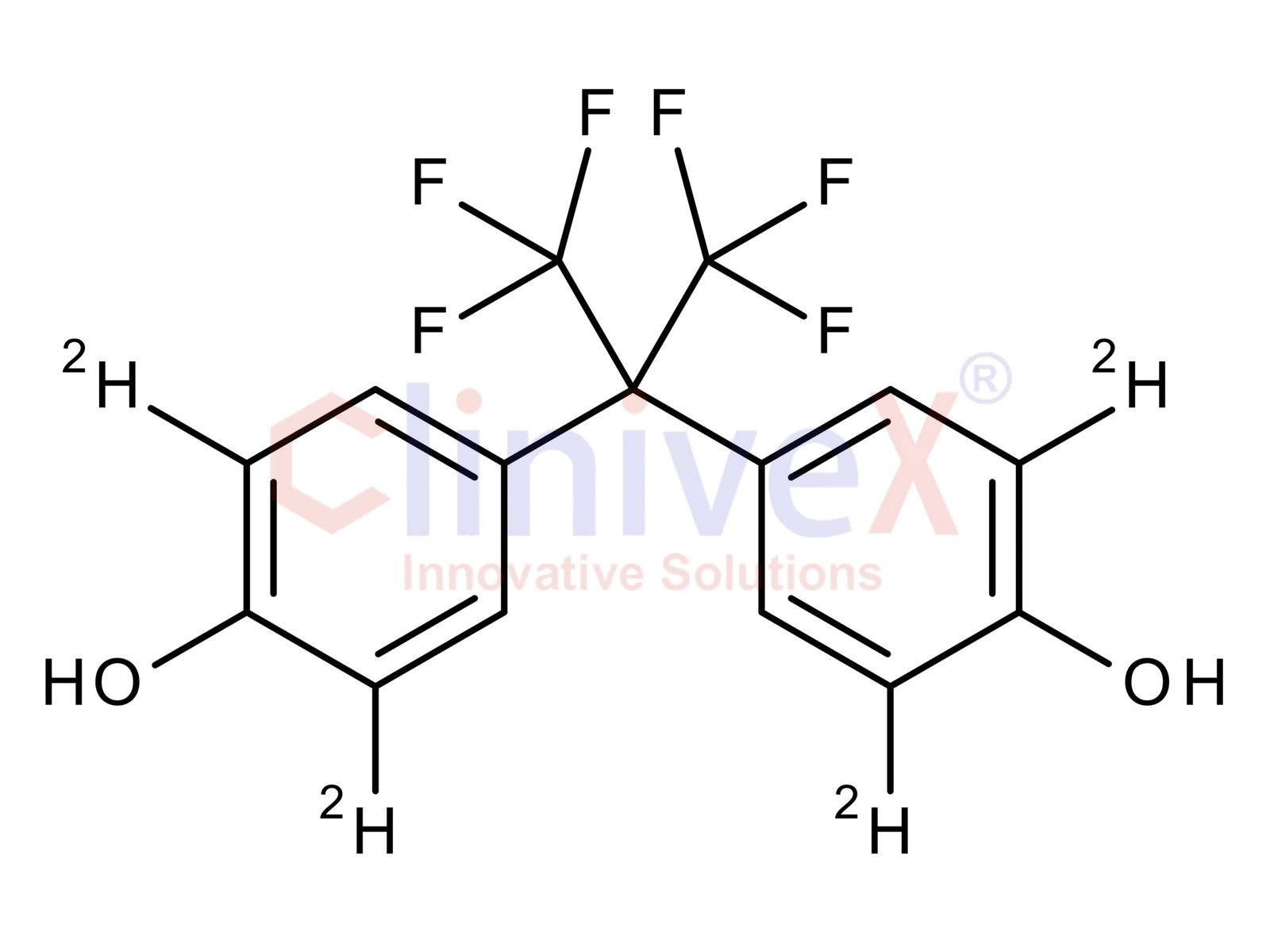 2,2-Bis-(4-hydroxyphenyl)hexafluoropropane-d4