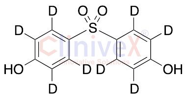 Bis(4-hydroxyphenyl) Sulfone-d8