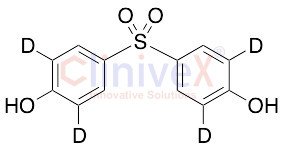 Bis(4-hydroxyphenyl) Sulfone (d4 major)
