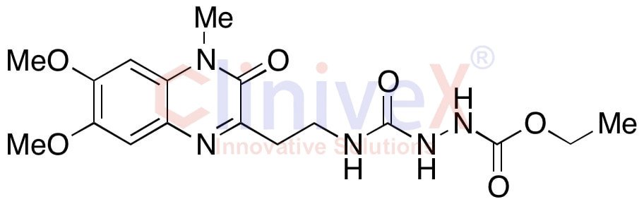 2-[[[2-(3,4-Dihydro-6,7-dimethoxy-4-methyl-3-oxo-2-quinoxalinyl)ethyl]amino]carbonyl]-hydrazinecarboxylic Acid Ethyl Ester