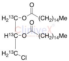 rac 1,2-Bis-palmitoyl-3-chloropropanediol-13C3