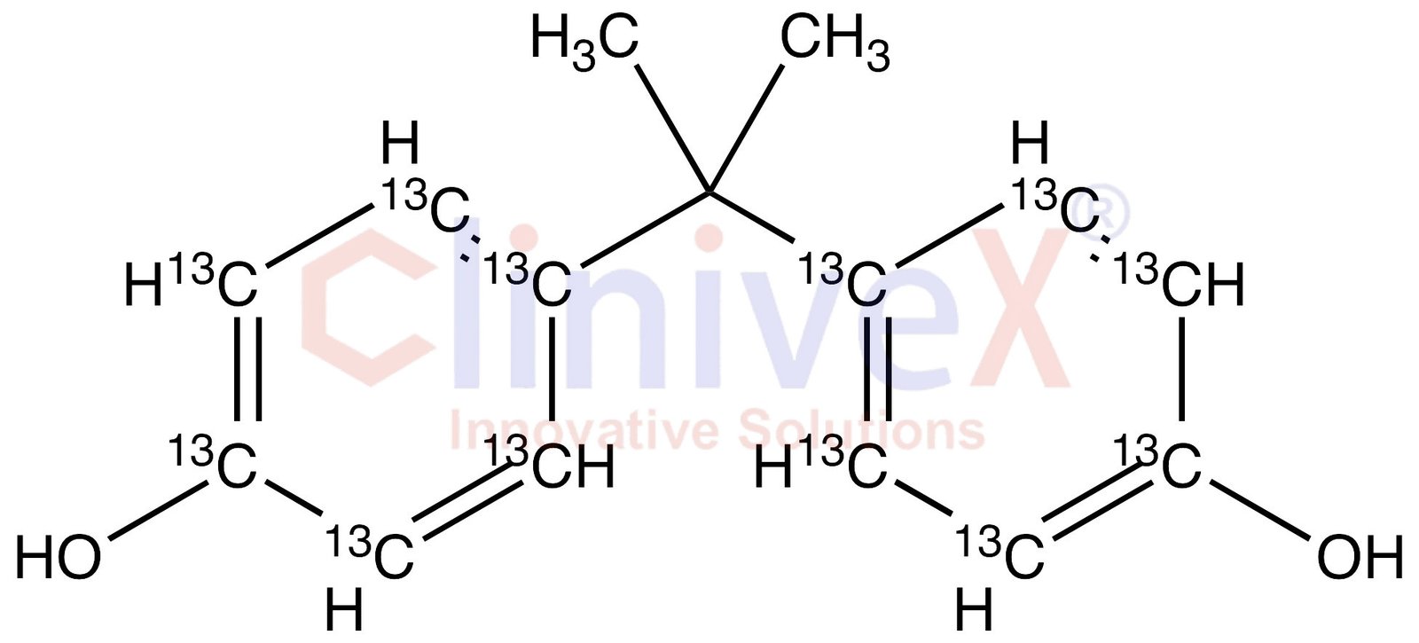 Bisphenol A 13C12 (ring 13C12) 100 µg/mL in Acetonitrile