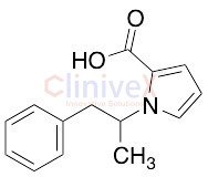 1-(1-Phenylpropan-2-yl)-1H-pyrrole-2-carboxylic Acid (>90%)