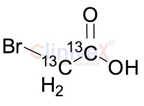 Bromoacetic-1,2-13C2 Acid
