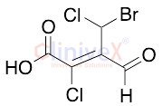 (2E)-4-Bromo-2,4-dichloro-3-formyl-2-butenoic Acid