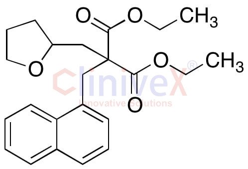 (1-Naphthalenylmethyl)[(tetrahydro-2-furanyl)methyl]-propanedioic Acid Diethyl Ester