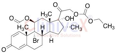 (11Beta,16Alpha)-9-Bromo-21-[(ethoxycarbonyl)oxy]-11-(formyloxy)-17-hydroxy-16-methylpregna-1,4-diene-3,20-dione