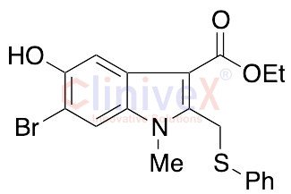 6-Bromo-5-hydroxy-1-methyl-2-[(phenylthio)methyl]-1H-indole-3-carboxylic Acid Ethyl Ester