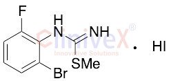 (2-Bromo-6-fluorophenyl)carbamimidothioic Acid Methyl Ester Monohydriodide