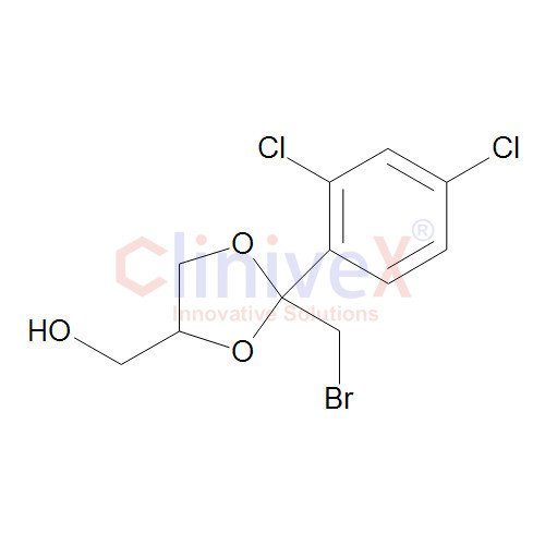 2-(Bromomethyl)-2-(2,4-dichlorophenyl)-1,3-dioxolane-4-methanol (Mixture of diastereomers)