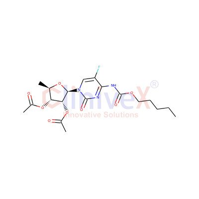 2’,3’-Di-O-acetyl-5’-deoxy-5-fluoro-N4-(pentoxycarbonxyl)cytidine