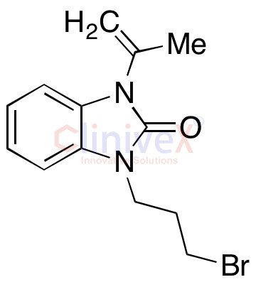 1-(3-Bromopropyl)-1,3-dihydro-3-(1-methylethenyl)-2H-benzimidazol-2-one