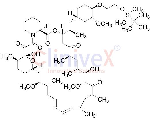 42-O-tert-Butyldimethylsilyloxyethyl Rapamycin