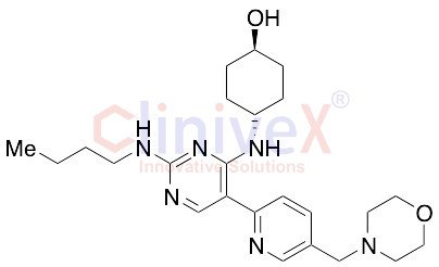 (1r,4r)-4-((2-(Butylamino)-5-(5-(morpholinomethyl)pyridin-2-yl)pyrimidin-4-yl)amino)cyclohexanol
