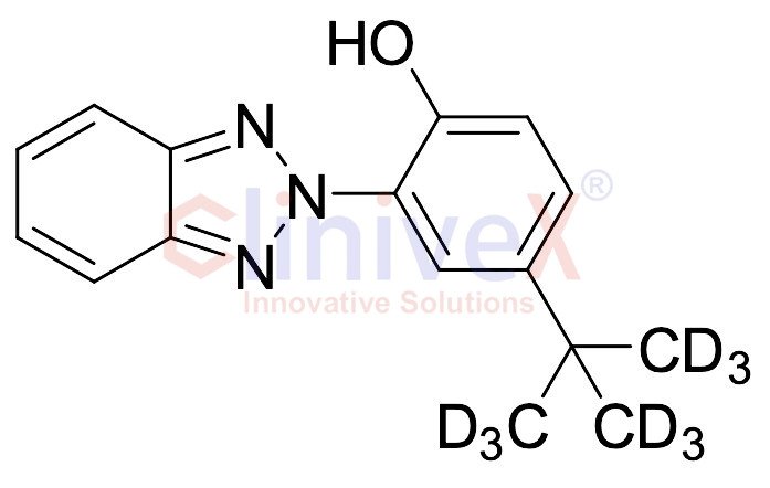 2-(5-tert-Butyl-2-hydroxyphenyl)benzotriazole-d9 (Major)