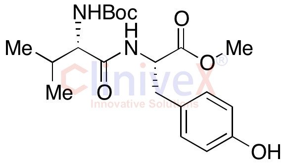 (S)-2-((S)-2-((tert-Butoxycarbonyl)amino)-3-methylbutanamido)-3-(4-hydroxyphenyl)propanoic Acid Methyl Ester