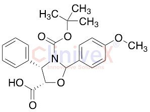 (4S,5S)-3-tert-Butoxycarbonyl-2-(4-anisyl)-4-phenyl-5-oxazolidinecarboxylic Acid