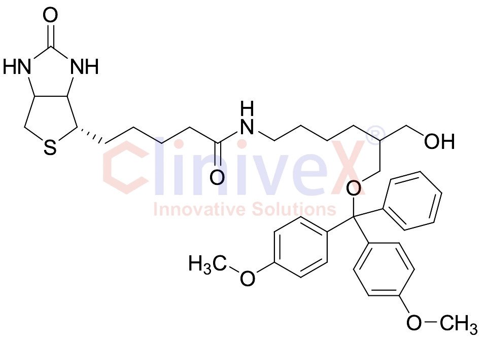 N-[6-(Bis(4-Methoxyphenyl)(Phenyl)Methoxy)-5-(Hydroxymethyl)Hexyl] Biotinamide