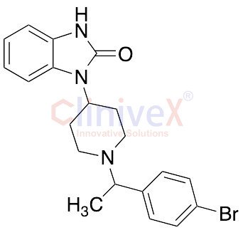 1-[1-[1-(4-Bromophenyl)ethyl]-4-piperidinyl]-1,3-dihydro-2H-benzimidazol-2-one