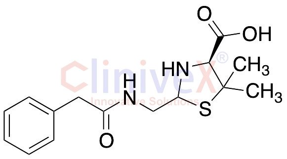 (2RS,4S)-5,5-Dimethyl-2-((2-phenylacetamido)methyl)thiazolidine-4-carboxylic acid (mixture of diastereomers)
