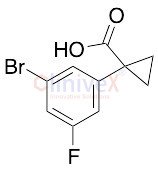 1-(3-Bromo-5-fluorophenyl)cyclopropane-1-carboxylic Acid