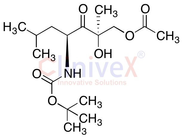 (2R,4S)-4-((t-Butoxycarbonyl)amino)-2-hydroxy-2,6-dimethyl-3-oxoheptyl Acetate