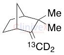 (-)-Camphene-13C,D2 (major)