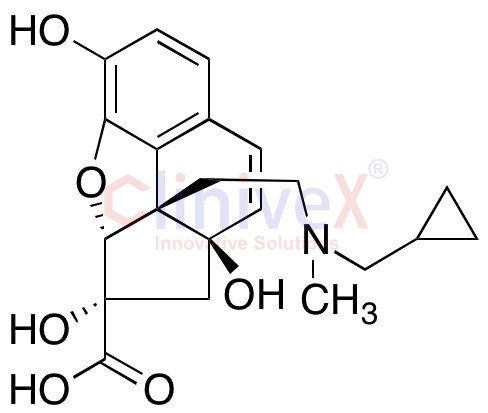 (4R,4aS,6S,6aR,11bS)-6-Carboxy-3-(cyclopropylmethyl)-1,2,3,4,4a,5,6,6a-octahydro-4a,6,8-trihydroxy-3-methyl-4,11-methanobenzofuro[3′,2′:2,3]cyclopenta[1,2-c]pyridinium, Inner Salt