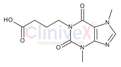 1-(3-Carboxypropyl)-3,7-dimethylxanthine