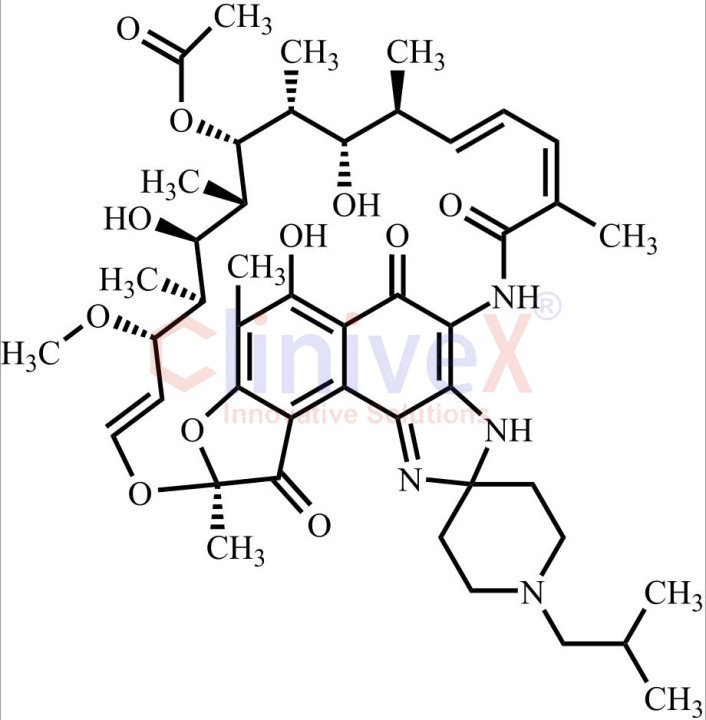 25-O-desacetyl-23-Acetyl-Rifabutin (Possibly a mixture with API)