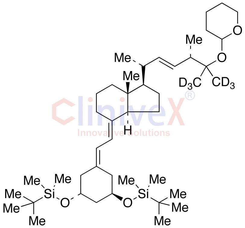 25-O-Tetrahydropyranyl-1,3-di-O-tert-butyldimethylsilyl Paricalcitol-d6
