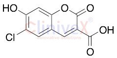 6-Chloro-7-hydroxycoumarin-3-carboxylic Acid