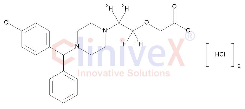 (±)-Cetirizine-d4 Dihydrochloride
