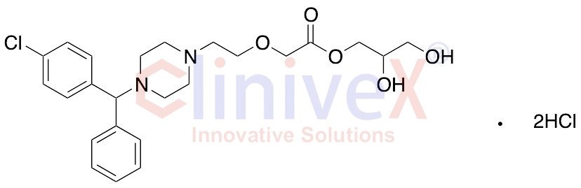 Cetirizine Glycerol Ester Dihydrochloride (Mixture of Diastereomers)