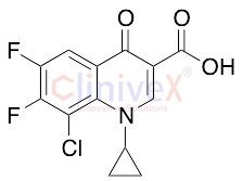 8-Chloro-1-cyclopropyl-6,7-difluoro-1,4-dihydro-4-oxo-3-quinolinecarboxylic Acid