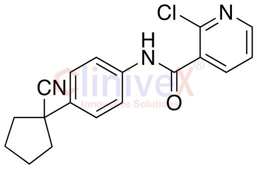 2-Chloro-N-[4-(1-cyanocyclopentyl)phenyl]-3-pyridinecarboxamide