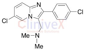 6-Chloro-2-(4-chlorophenyl)-N,N-dimethylimidazo[1,2-a]pyridine-3-methanamine
