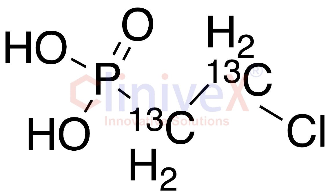 (2-Chloroethane)phosphonic Acid-13C2