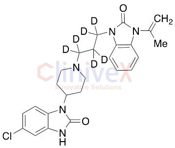 5-Chloro-1-[1-[3-[2,3-dihydro-3-(1-methylethenyl)-2-oxo-1H-benzimidazol-1-yl]propyl]-4-piperidinyl]-1,3-dihydro-2H-benzimidazol-2-one-d6