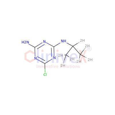 2-Amino-4-(isopropyl-d7-amino)-6-chloro-triazine